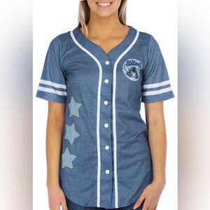 Disney Juniors Stitch Jersey Short Sleeve Tee size XL NWOT